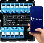 BLEBOX ampbox i&scaron;manusis LED valdiklis 4 kanalų Wi-Fi RGBW CCT 12-24V DC