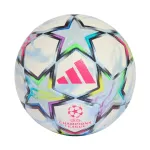 adidas UCL Pro 26/27 League Stage oficialus rungtynių futbolo kamuolys, 5 dydis, baltas/mėlynas/sidabrinis