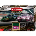 Carrera DIGITAL 124 Reach for Gold lenktynių rinkinys 1:24 masteliu su 2 automobiliais ir belaidžiais valdikliais