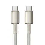 Baseus Tungsten Gold USB-C į USB-C laidas 100W 1m auksinis