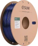 ESUN PETG+ 1,75 mm skaidrios mėlynos spalvos 3D spausdinimo filamentas, 1 kg, popierinė ritė