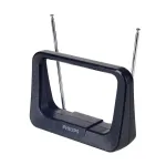 Phil patalpų DVB-T/T2 TV antena su 1,8 m koaksialiniu kabeliu, 75 omų, 3G/4G filtru, juoda
