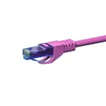 Tinklo kabelis DSIT UTP CAT6a, 100% varis, rožinis, 50 m (DC-U6A9-500)