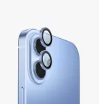 UNIQ Optix aliumininis fotoaparato objektyvo apsauginis dangtelis su aplikatoriumi, skirtas Apple iPhone 17, mėlynas