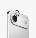 UNIQ Optix Aluminium fotoaparato objektyvo apsauga su aplikatoriumi, skirta Apple iPhone Air, sidabrinė