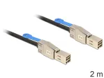 DeLOCK 83395 SAS (Serial Attached SCSI) kabelis 2 m Juodas
