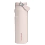 STANLEY IceFlow Bottle Flip Straw 2.0 0,71 L &scaron;viesiai rožinė (Guava) - 24oz daugkartinio naudojimo nerūdijančio plieno vandens butelis su atlenkiamu &scaron;iaudeliu, dvigubos sienelės vakuuminė izoliacija, nesandarus, BPA-free, galima plauti indaplovėje