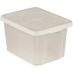 CURVER Essentials 26L permatoma dėžė su dangčiu, sukraunama ir įdedama, 44x34x27 cm