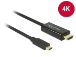 Vaizdo kabelio adapteris DeLOCK 85259 USB Type-C į HDMI 2m Juoda