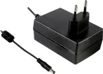 MEAN WELL GST36E12-P1J 36W 12V DC 3A maitinimo adapteris su EU ki&scaron;tuku ir 5,5x2,1 mm cilindriniu jungtimi