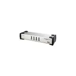 ATEN CS-1744 Dual-View KVMP perjungiklis su USB ir audio, 4 prievadų, VGA, 2048x1536, metalinis