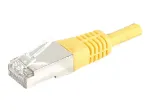 EXERTIS CONNECT Cat.6A S/FTP komutacinis kabelis, 1,5 m, geltonas, plonas snagless 858332