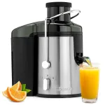 Clatronic AE 3666 centrifuginis sulčiaspaudis - juodas/nerūdijančio plieno, 400 W, 1,5 L i&scaron;spaudų talpa, 2 greičiai 263804
