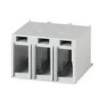 Eaton 260038 Gnybtų dangtelis NZM2 3 polių grandinės pertraukikliams, BG2 korpusas, pilkas