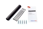 HellermannTyton 380-04004 TF21 termoizoliacinė mova, 2:1, 4,0 mm, juoda, 10 m