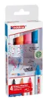 edding 95 stiklo lentos žymekliai, įvairių spalvų, 1-5 mm, 4 vnt. (4-95-4-2)