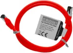 IT-BUDGET Premium viso vario pataisymo kabelis - Flex AWG 26 - Cat.8.1 - 2000 MHz - be halogenų - PoE+ - 40 Gbit/s - raudonas - 1,5 m 90ITBFLEX81PK15R
