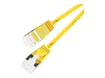 Wirewin Slim Round U/FTP Cat 6a tinklo kabelis, 7,0 m, geltonas, PoE, 10 Gbps PKW-LIGHT-STP-K6A 7.0 GE