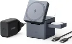 Anker 3-in-1 Cube Y1811G11 su MagSafe funkcija, 15 W, juodas