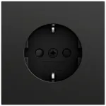 Gira System 70 SCHUKO lizdas SP, juodas, 445374