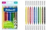 Pelikan Colorella Duo C407 flomasteriai, įvairių spalvų, 10 vnt.