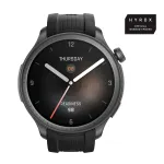 Amazfit Balance W2286GL2G i&scaron;manusis laikrodis, 3,81 cm (1,5 colio) AMOLED, 46 mm, 480 x 480 jutiklinis ekranas, Wi-Fi, GPS, Midnight Black