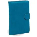 Rivacase 3017 Orly plan&scaron;etės dėklas su atverčiamu vir&scaron;eliu, 25,6 cm (10,1 col.), PU oda, akvamarino spalvos