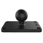 RAM Mounts rutulinis pagrindas 1,5 colio x 2,5 colio 4 skylių juodas 95g RAM-B-202U-23