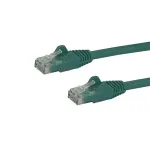 StarTech.com 1 m CAT6 Ethernet kabelis - žalias CAT6 Gigabit Ethernet laidas - 250 MHz, 100W PoE, RJ45 UTP tinklo/jungiamasis kabelis, be užkliuvimo, su įtempimo mažinimu, individualiai i&scaron;bandytas