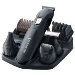 Remington PG6030 Edge asmens priežiūros rinkinys, titano danga dengti a&scaron;menys, 7 ilgio nustatymai, akumuliatorius, barzdai/galvai/nosiai/ausims, juodas