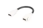 Digitus HDMI 2.0 Keystone modulis su 12 cm kabeliu (Moteris/Moteris)