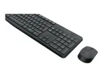 Belaidis klaviatūros ir pelės rinkinys Logitech MK235