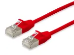 Tinklo kabelis Equip Cat.6A F/FTP Slim Patch RJ-45 20 m Raudonas