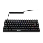 Mechaninė žaidimų klaviatūra Sharkoon Skiller SGK50S3 PBT Black Yellow RGB
