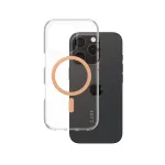 PanzerGlass CARE&trade; by &reg; Urban Combat dėklas permatomas su persikiniu MagSafe iPhone 16 Pro