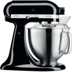Virtuvinis kombainas KitchenAid Artisan 5KSM185PS &ndash; 4,8 L nerūdijančio plieno dubuo, 300 W, 10 greičių, juodas
