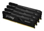 Kingston Technology FURY Beast 128GB (4x32GB) DDR4 3200MT/s CL16 DIMM atminties rinkinys juodas