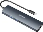 Sandberg USB-C 8K Display Dock USB 3.2 Gen 1 Type-C 100W Power Delivery