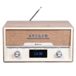 DENVER MDA-525LW medinis CD grotuvas 10W DAB+ FM
