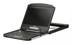 KVM konsolė ATEN CL3700NW, 18,5 colių, HDMI, USB, pilnas HD, 19 colių stelažui, juoda