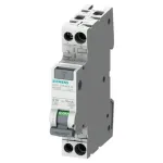 Siemens RCBO, 10A, 1P+N, 30mA, A tipas, SENTRON serija