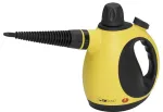 Clatronic DR 3653 ne&scaron;iojamas garų valytuvas, 0,25 l, 1050 W, juodas/geltonas