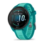 Garmin Forerunner 165 Music 43 mm i&scaron;manusis laikrodis su 1,2 colio AMOLED ekranu ir GPS, turkio