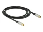 Koaksialinis kabelis RG-6/U DeLOCK 88946 2m IEC juodas