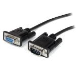 StarTech.com 2 m juodas tiesus DB9 RS232 serijinis kabelis &ndash; M/F