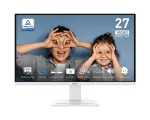 Biuro monitorius MSI PRO MP273QWDE E2, 27 colių (68,6 cm), 2560 x 1440 WQHD, IPS, 100 Hz, 1 ms MPRT, HDMI, DisplayPort, baltas