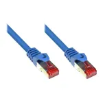 Tinklo kabelis Alcasa CAT6 S/FTP RJ-45 25 m Mėlynas