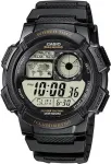 Casio AE-1000W-1AVEF laikrodis, skaitmeninis, dervos korpusas ir apyrankė