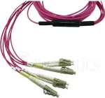 BlueOptics X66205-10-BO InfiniBand &scaron;viesolaidinis kabelis 10 m MPO 4x LC