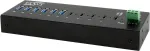 EXSYS GmbH 10 prievadų USB 3.2 Gen 2x1 metalinis HUB, 4x USB-C + 6x USB-A (EX-12280HMS)